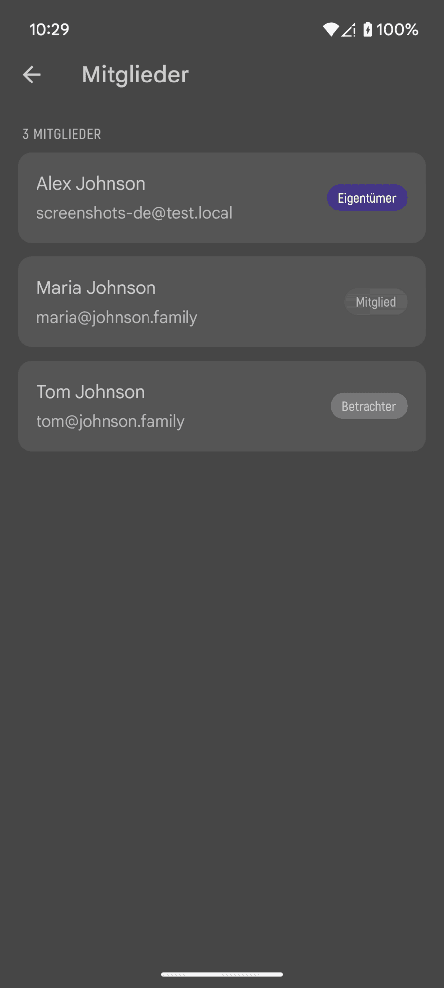 Familienmitglieder